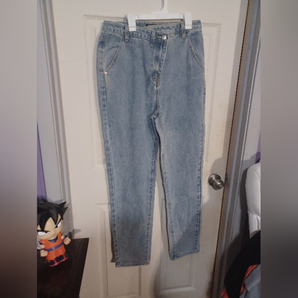 PrettyLittleThing Light Blue Men's Straight Jeans Size 8
